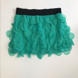 Girls mini skirt.
